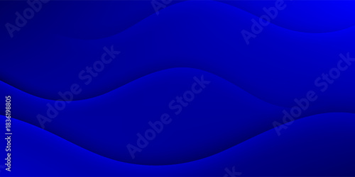 Smooth blue abstract vector background with soft gradient curves. absract blue wave background. eps 10