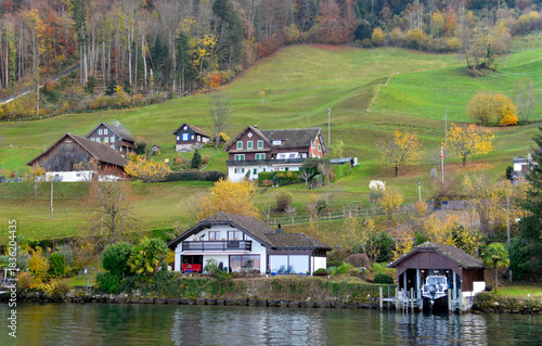 Houses on the lake, Swiss 