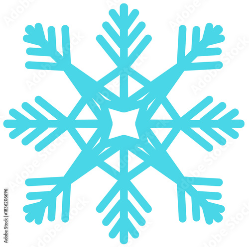 snowflakes on a white background