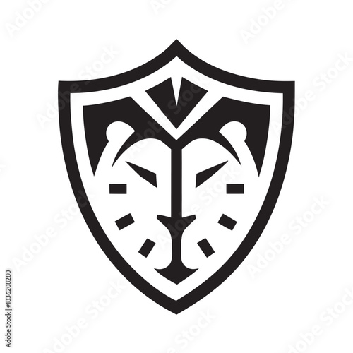 Shielded Lion Clock Mark Regal Icon