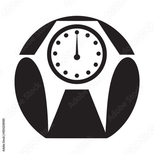 Precision Workout Machine Fitness Symbol