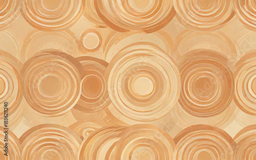 Abstract Orange Circles