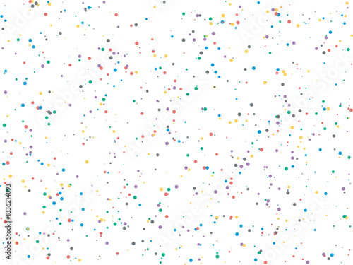 Colorful tiny squares geometric pattern seamless vector background for celebration and party design