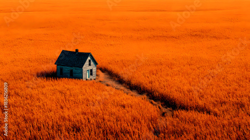 barn in the field