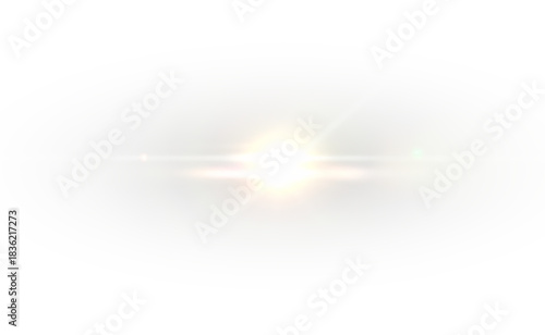 Bright Sunlight Flares Create Overexposed Light Leaks That Enhance Brightness in PNG Overlay Effects	