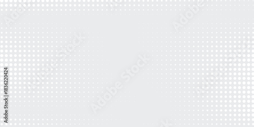 Dot white gray wave light technology texture background. Abstract big data digital concept.