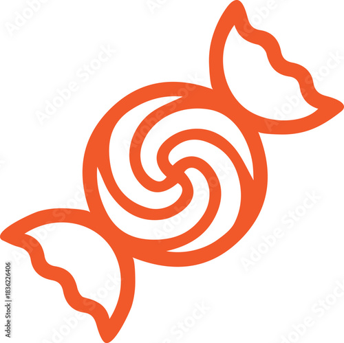 Whimsical candy collection with sweet treats and colorful elements