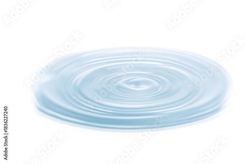 Transparent water ripple overlay with soft concentric waves and reflective highlights