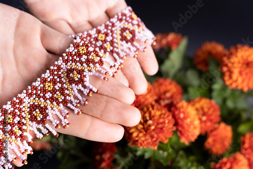 Silianka - Ukraine necklace from beads