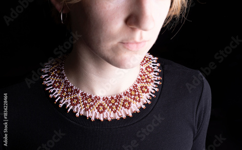 Silianka - Ukraine necklace from beads