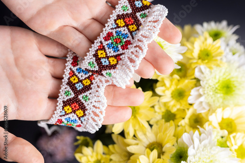 Silianka - Ukraine necklace from beads