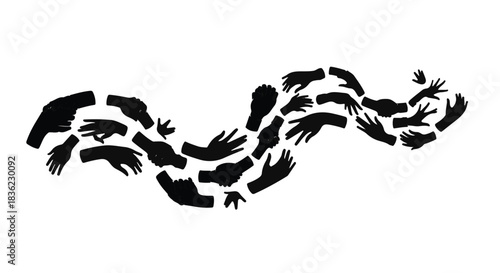 vector image of a horse