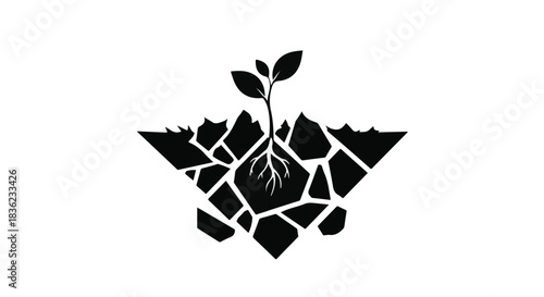 vector illustration of an abstract tree