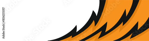 Vector car sticker wrap design. Graphic abstract line racing background kit design for vehicles, race cars, rallies, adventures, and liveries.