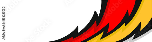 Vector car sticker wrap design. Graphic abstract line racing background kit design for vehicles, race cars, rallies, adventures, and liveries.