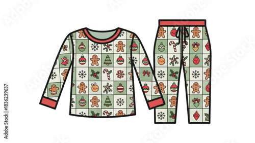 Christmas pajamas set for women men kids family matching christmas pjs holiday sleepwear festive pattern