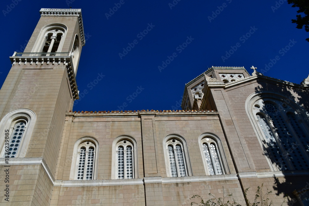 Fototapeta premium ギリシャアテネのミトロポレオス大聖堂