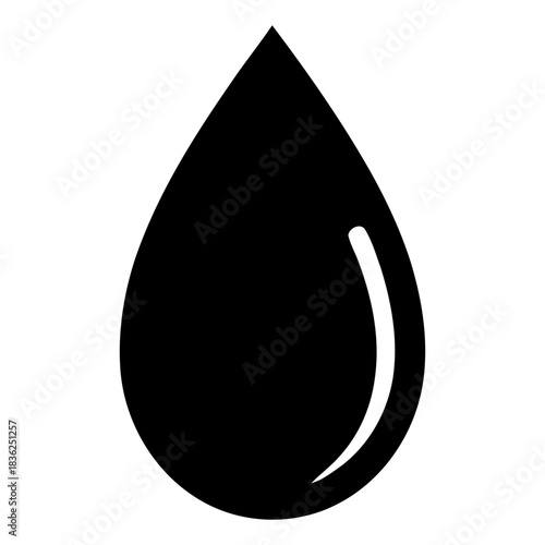 Water Drop icon Vector black water drop icon set. Flat droplet shapes collection. Outline drop symbols Water drop Icons Water drop icon simple set. Liquid oil sign . Rain