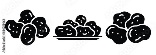 Delicious potato gems ready to eat, perfect for your next meal, crispy fried golden potatoes, shareable appetizer, scrumptious potato bites, tasty potato snack, golden fried potatoes, comfort food