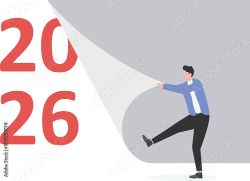 2026 New year's business outlook and the beginning of a new year, 
