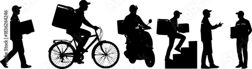 Delivery Man Silhouette 