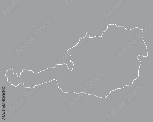 Karte von Österreich