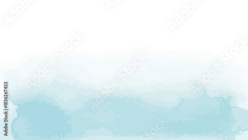 Light Blue Watercolor Gradient Background for Digital Design and Creative Projects