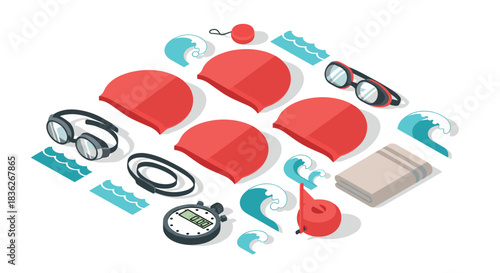 Swimming equipment and accessories for training and competition