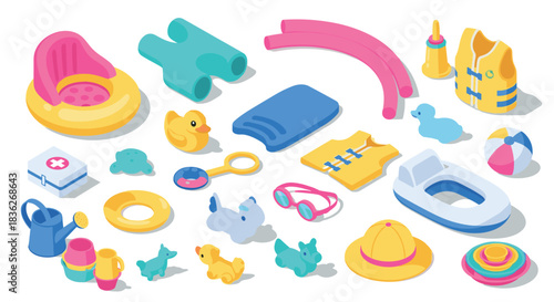 Summer poolside fun essentials for kids and families – perfect for vacation and play