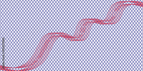 blue abstract vector sea wave. Background image. Desktop.