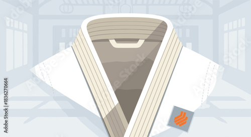 Martial arts uniform design for training programs and sports clubs