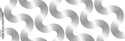 Circular spiral sound wave rhythm. vektor