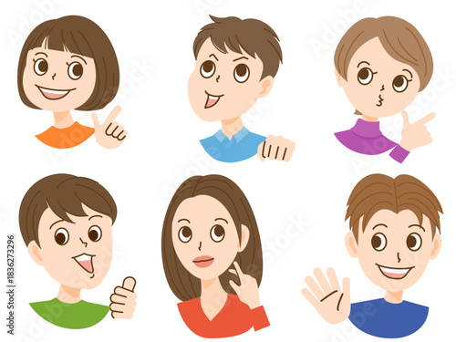 人物キャラクターセット