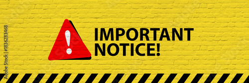 Φωτογραφία Important notice