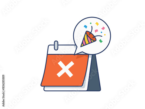 vector illustration of a cross