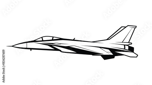 vector illustration of airplane