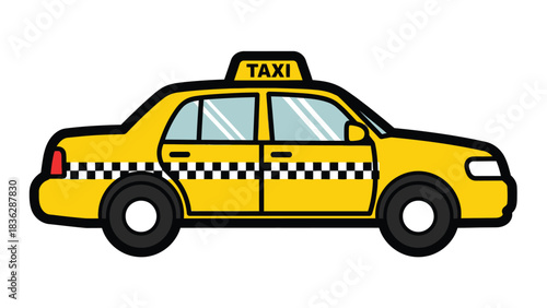 yellow taxi cab