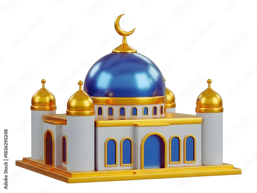 Obraz premium mosque 3d icon
