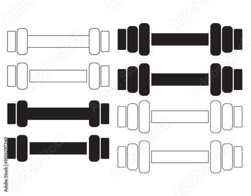 Weightlifting Barbell Symbol