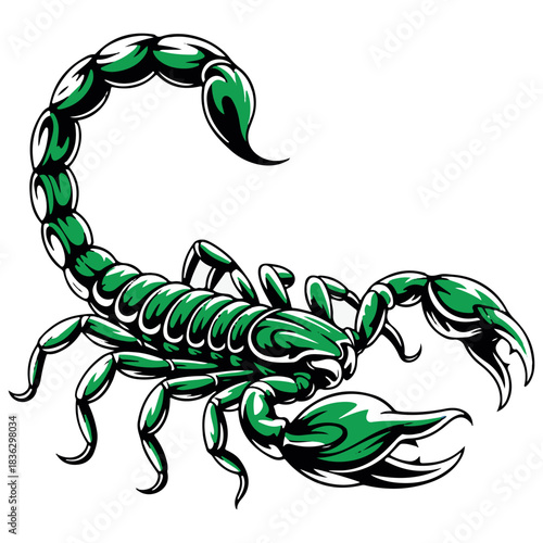 Digital art colorful scorpion animal hd 