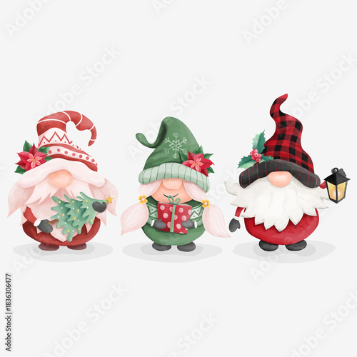 Christmas elements vector background design 07