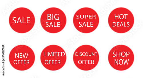 sale stickers.discount sticker vector symbol