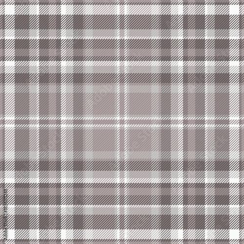 Everyday texture fabric textile, fluffy tartan vector plaid. Baby seamless background check pattern in pastel and grey colors.
