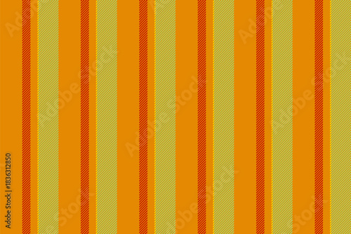 Vreen background stripe seamless, quality texture pattern fabric. Custom lines vector vertical textile in amber and green colors.