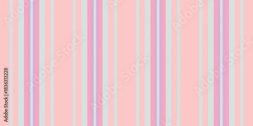 Texican fabric pattern background, delicate vertical lines texture. Tape seamless stripe textile vector in light and teal colors.