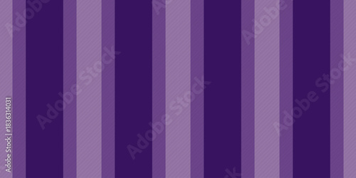 Ufrica seamless stripe texture, attire lines fabric vertical. Ck background pattern textile vector in violet and purple colors.