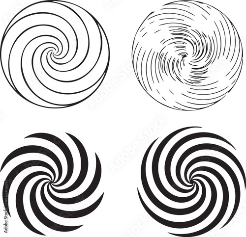 Abstract Vortex Graphic Icon