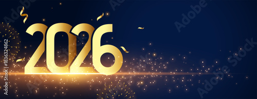 decorative 2026 new year greeting wallpaper