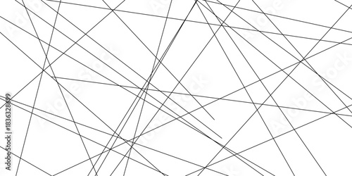 Abstract line background. abstract black lines with white background creative. The wires on white background. Subtle intersecting lines forming geometric shapes on a neutral background.