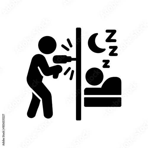 Noisy Neighbor Renovation Disturbance Icon
